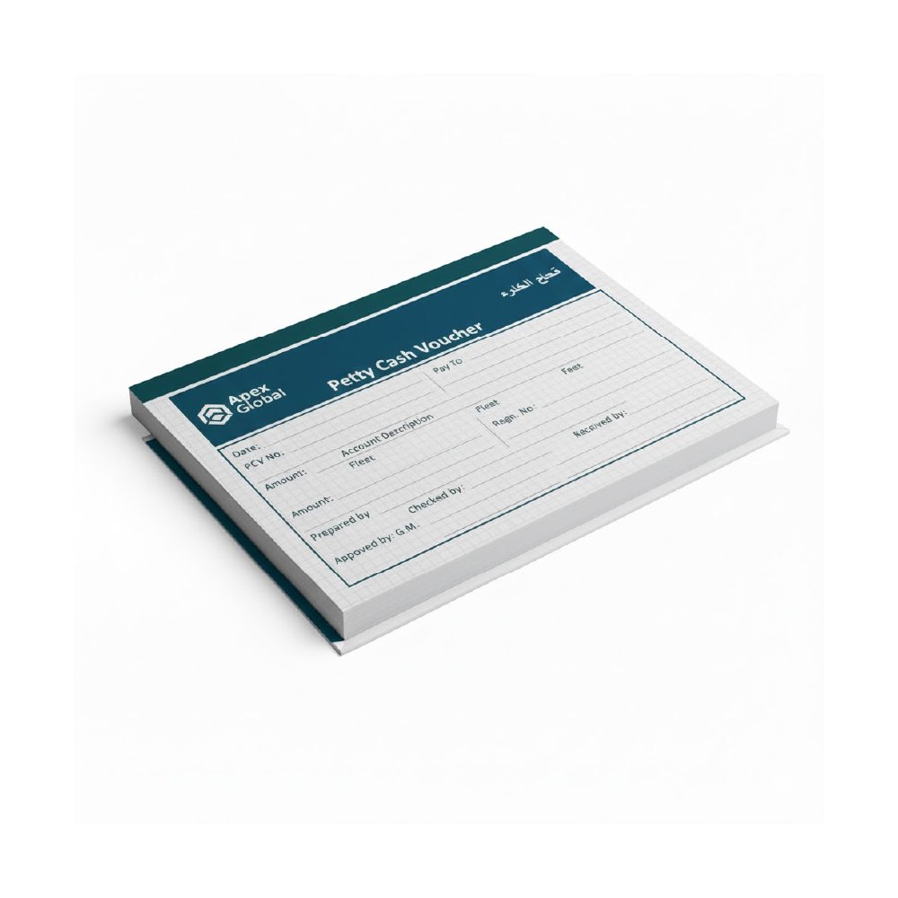 Custom Petty Cash Voucher Printing Abu Dhabi Dubai View 3